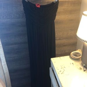 Black Strapless Dress